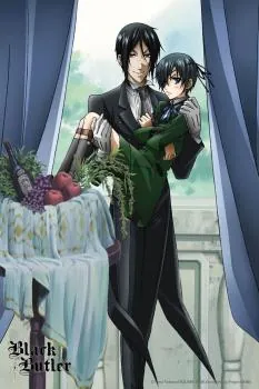 Black Butler - Wall-Scroll - Sebastian & Ciel - 60 x 90 cm - Sakami Merchandise