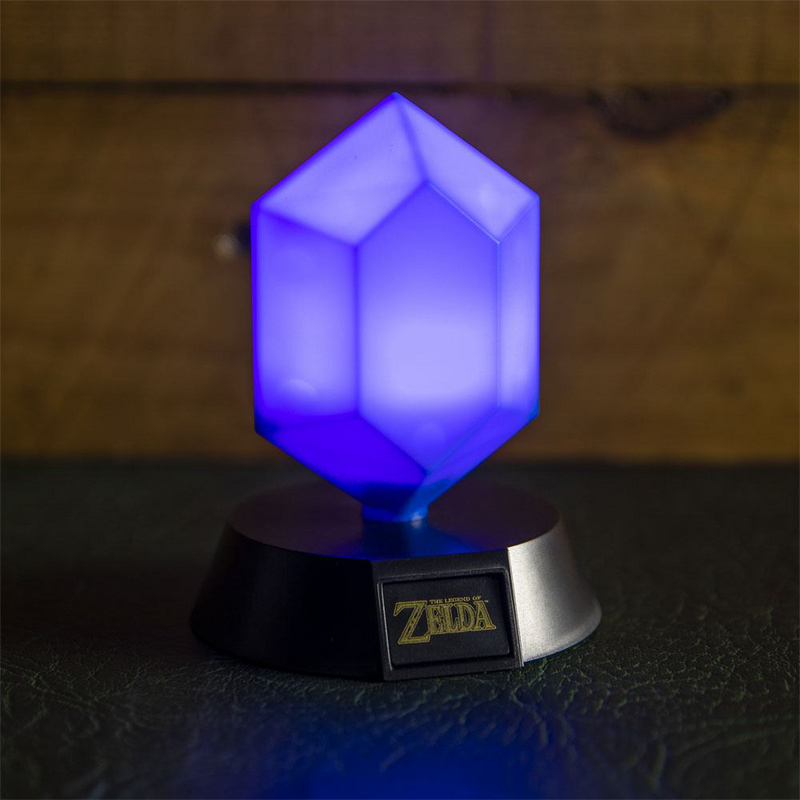 Blauer Rubin - Legend of Zelda 3D Lampe