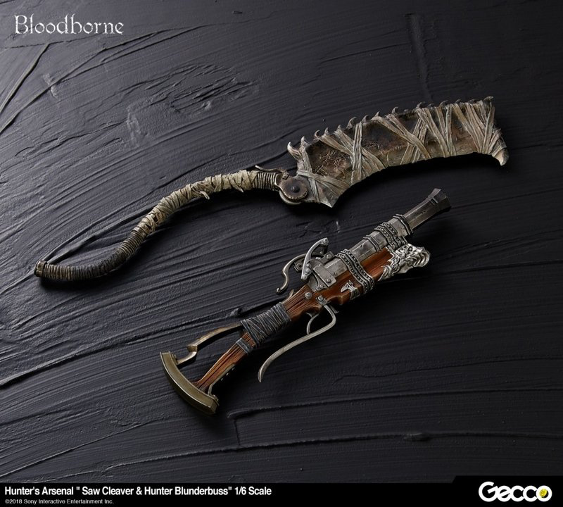 Bloodborne Hunters Arsenal: Blunderbuss/Flinte und Saw Cleaver - exklusiv für den Jäger / Hunter - Gecco