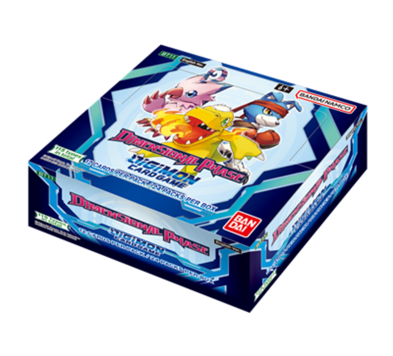 Dimensional Phase - Digimon Card Game - Booster Display - Englisch (24 Booster mit je 12 Karten)