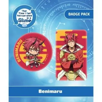 Benimaru - That Time I got Reincarnated as a Slime - Badge Pack - Pop Buddies