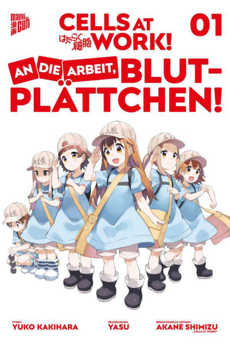 Cells at Work! An die Arbeit Blutplättchen - Manga Cult - Band 1