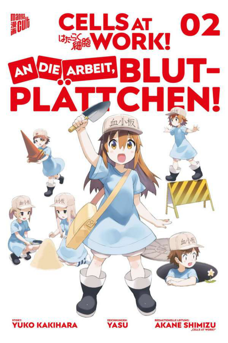 Cells at Work! An die Arbeit Blutplättchen - Manga Cult - Band 2