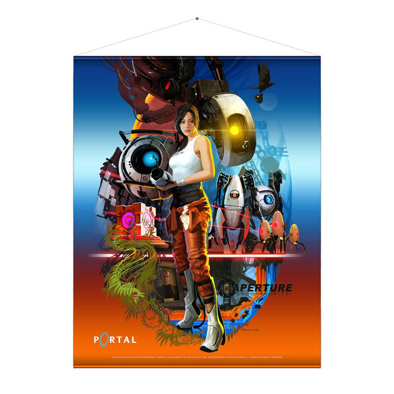 Chell - Wallscroll - Portal 2