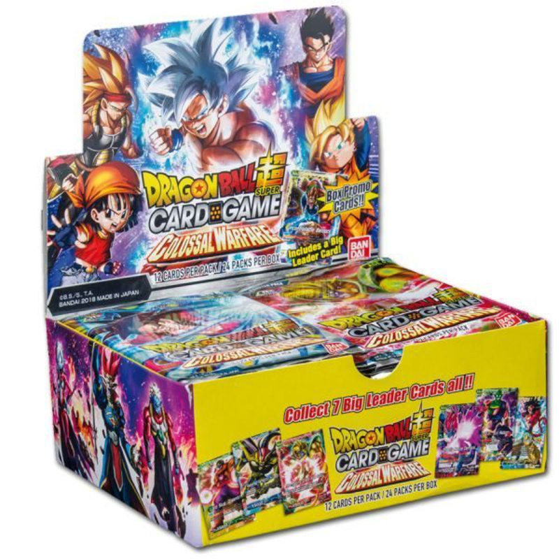 Colossal Warfare Booster Display - Dragonball Super Card Game Season 4 (Englische Version) - 24 Booster mit je 12 Karten