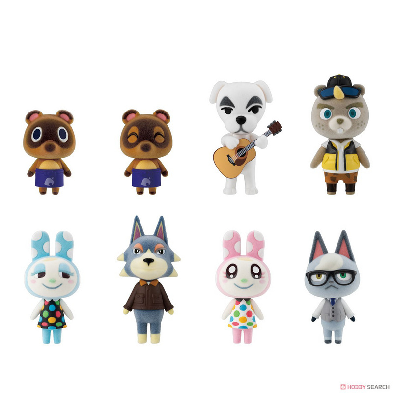 Lomeus / C. J / Jasutin - Minifigur mit beflockter Oberfläche - Animal Crossing: New Horizons - Bandai