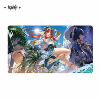 Cyno, Nilou & Candace - Genshin Impact King Deshret and the Three Magi - Mousepad /Spielmatte - miHoYo