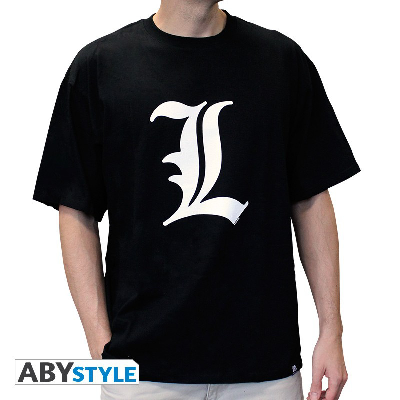 DEATH NOTE - L tribute Men's T-Shirt M - AbyStyle