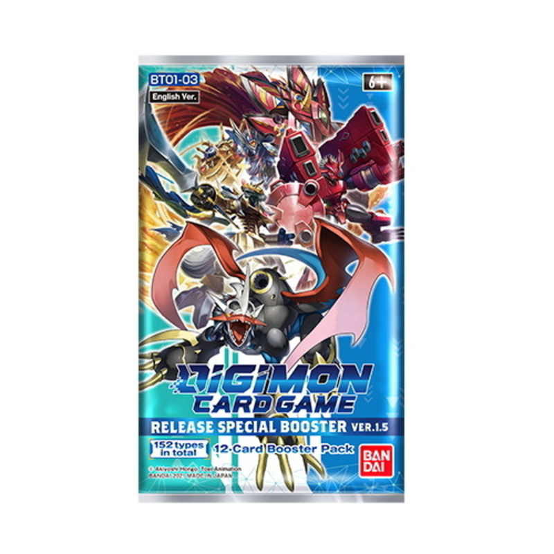 Digimon Card Game - Release Special Booster 1.5 Boosterpackung - Englisch (12 Karten)