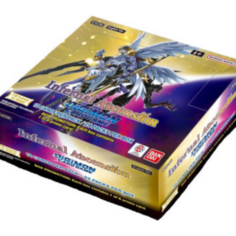 EN - Infernal Ascension (EX-06) - Digimon Card Game - Booster Display (24 Booster mit je 12 Karten)