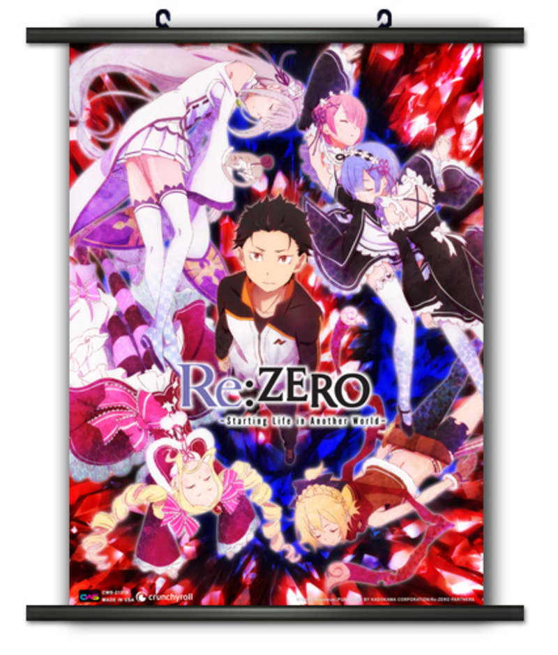 Emilia, Subaru, Rem, Ram, Felt & Beatrice - Wallscroll - Re:Zero - 21319