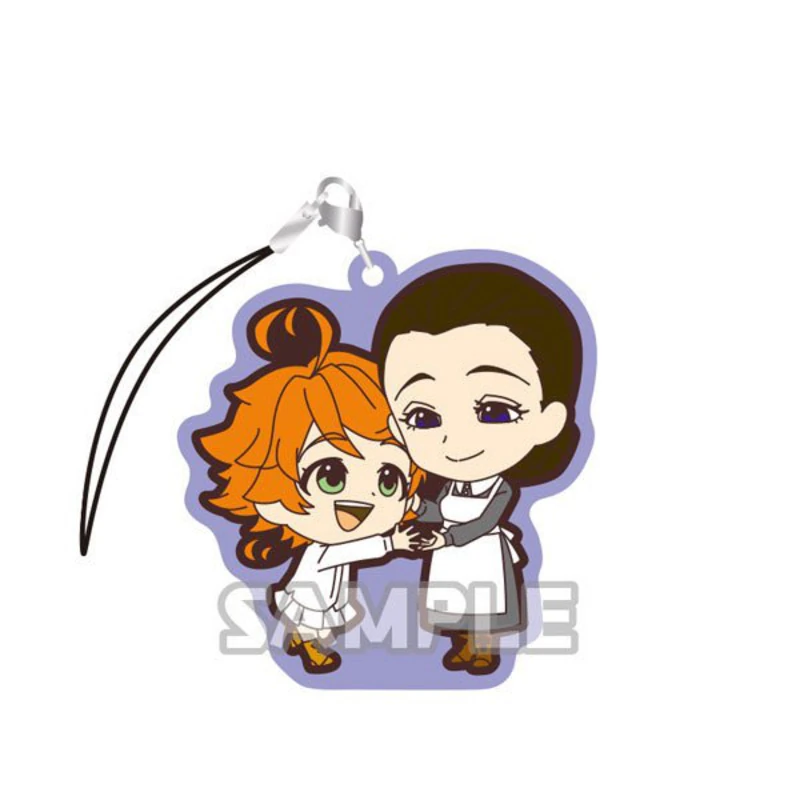 Emma und Isabella - The promised Neverland Gummianhänger Duo