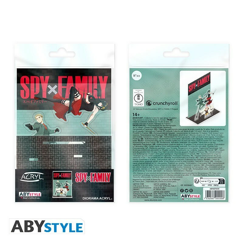 Familie Forger (Ready for Action!) - Spy x Family - Acryldiorama - AbyStyle