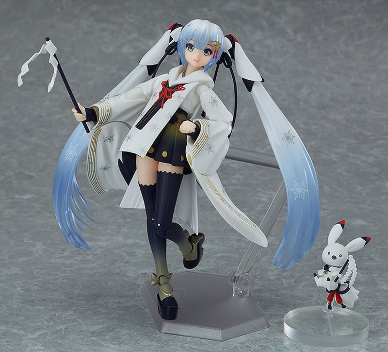 Figma EX-045 Hatsune Miku Crane Priestess Ver. - Snow Miku 2018