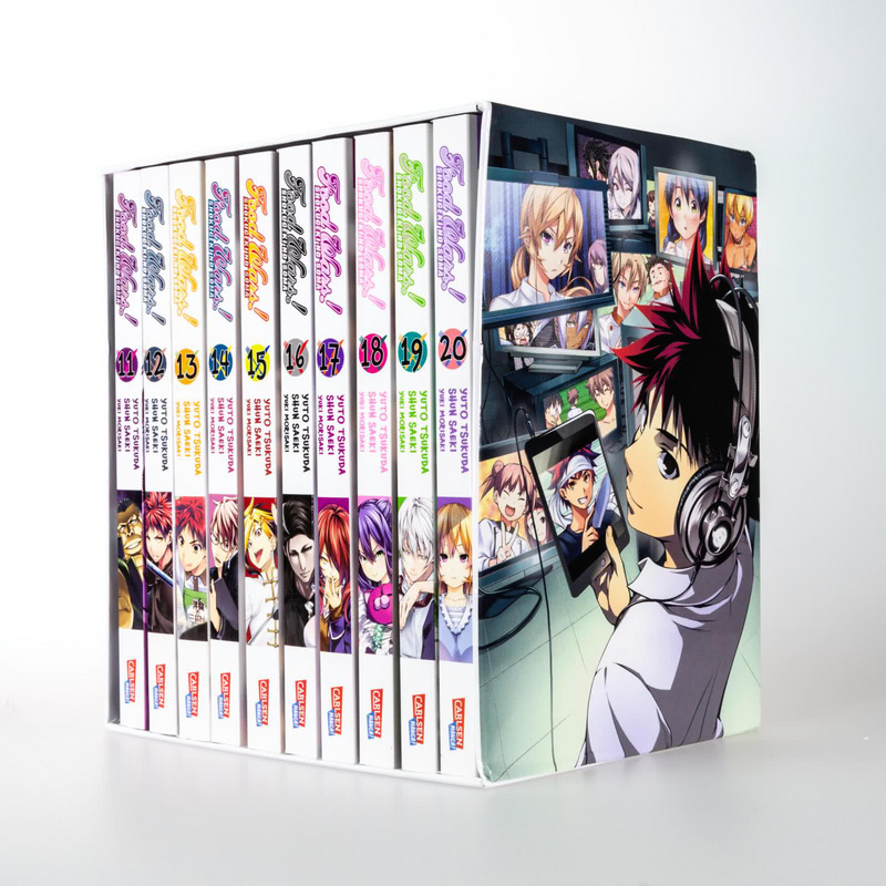 Food Wars - Shokugeki No Soma - Carlsen - Band 11 - 20 im Sammelschuber mit Extra