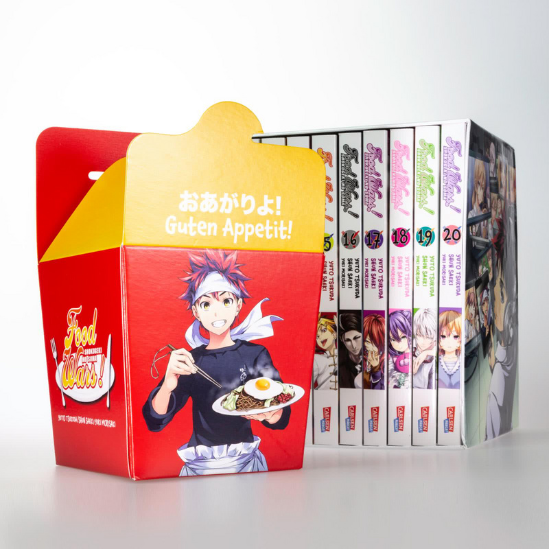 Food Wars - Shokugeki No Soma - Carlsen - Band 11 - 20 im Sammelschuber mit Extra