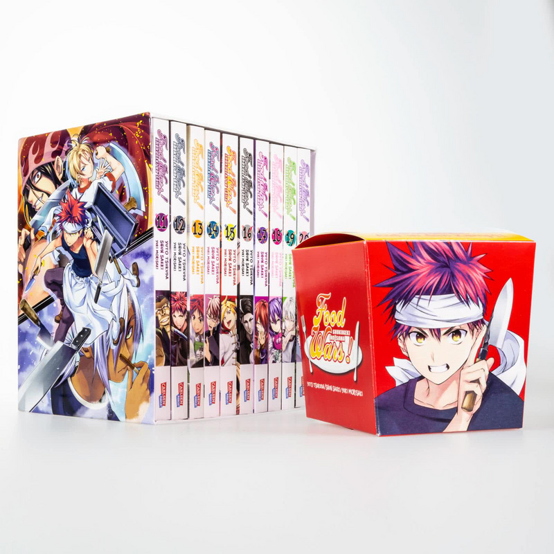 Food Wars - Shokugeki No Soma - Carlsen - Band 11 - 20 im Sammelschuber mit Extra