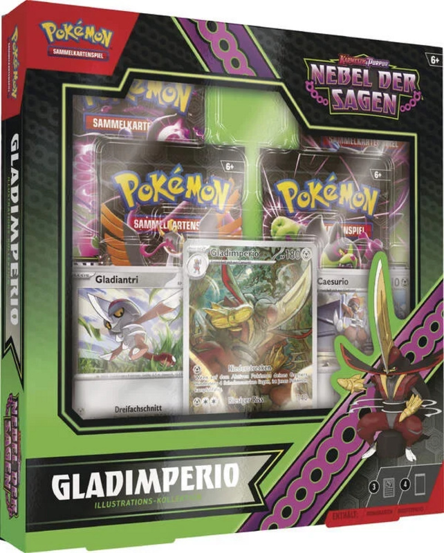 Gladimperio - Pokemon TCG - Karmesin & Purpur: Nebel der Sagen – Illustrations Kollektion - DE