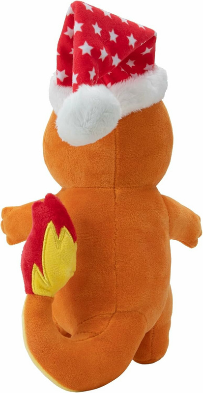 Glumanda mit Weihnachtmütze - Pokémon - 20 cm Plüsch