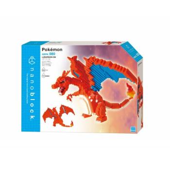 Glurak Charizard - Pokémon // Deluxe NANOBLOCK - NBPM-080