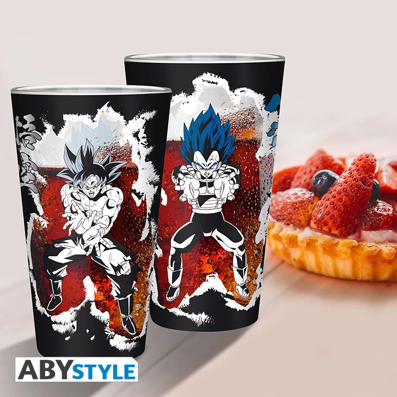 Goku / Vegeta - großes 400 ml Glas - Dragon Ball - AbyStyle