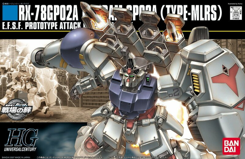 RX-78GP02A Gundam GP02A (TYPE-MLRS) - Mobile Suit Gundam - Modelkit - HGUC 1/144 - Bandai