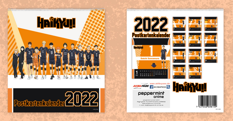 Haikyu!! – Postkartenkalender 2022