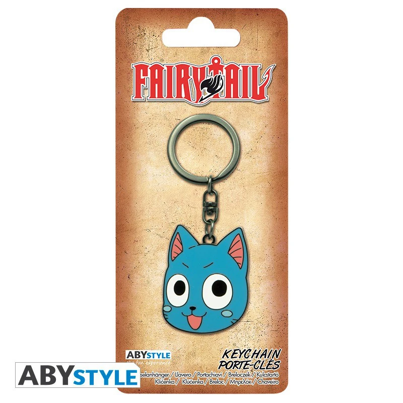 Happy´s head - Schlüsselanhänger PVC - Fairy Tail - AbyStyle