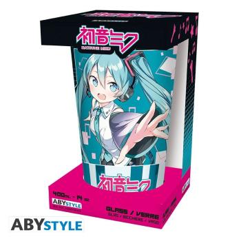 Hatsune Miku - "Musical City" - XXL Glas - 400ml - AbyStyle