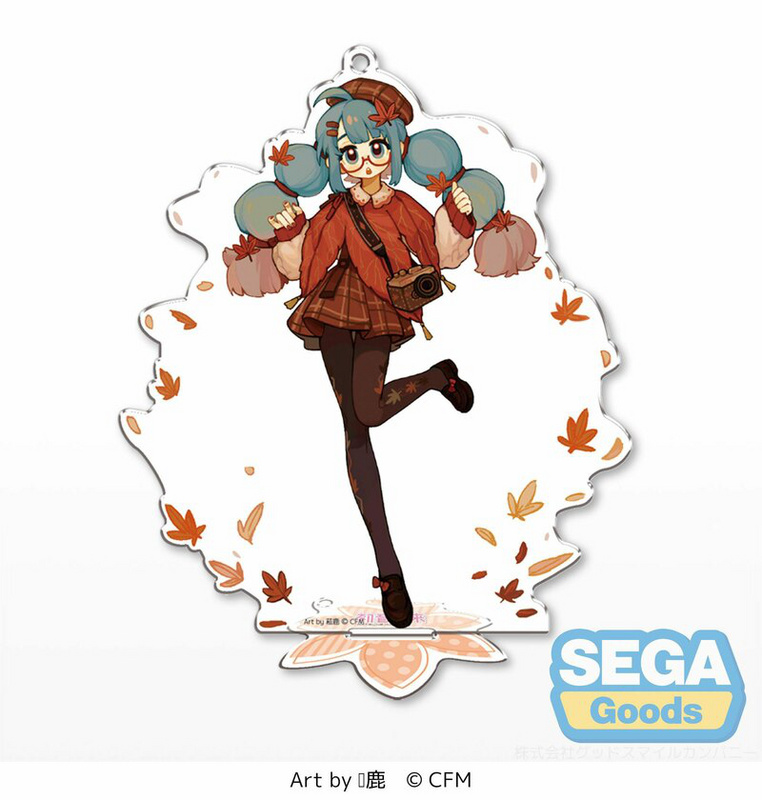 Hatsune Miku - SUUROKU Design - Aki Ryokou / Herbstreise - Stand Keychain - Sega