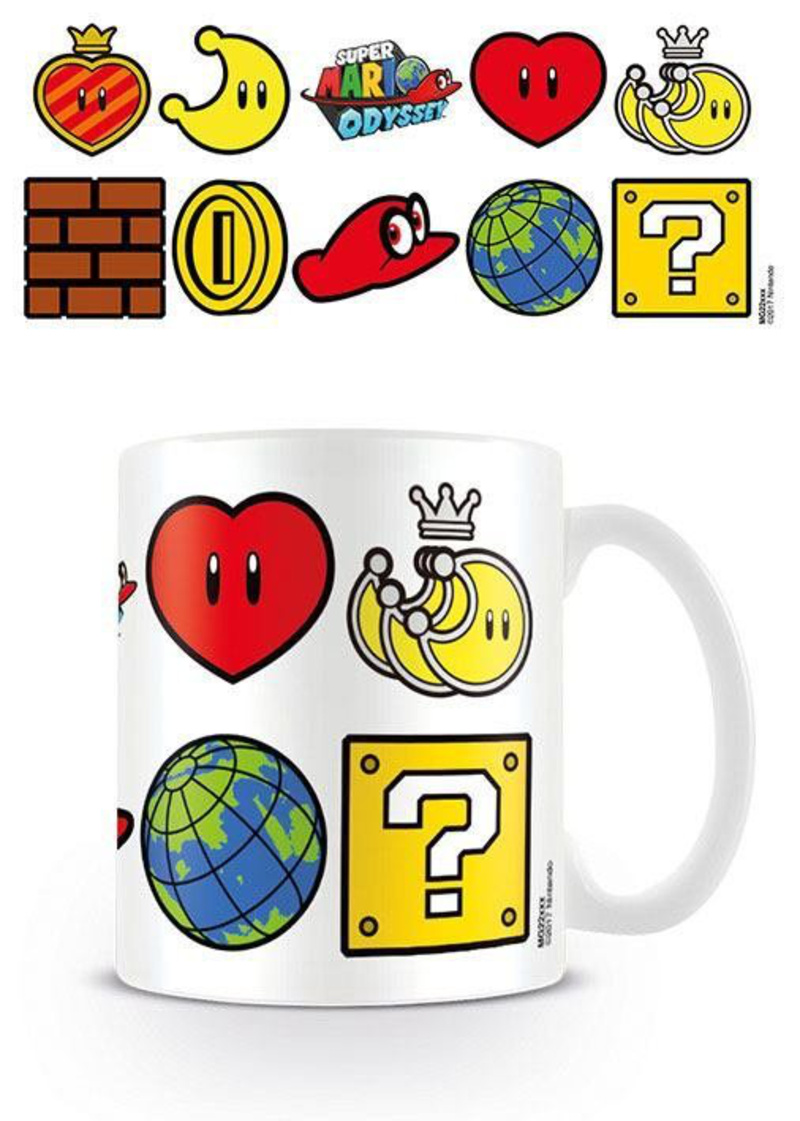 Icons - Super Mario Odyssey Tasse 