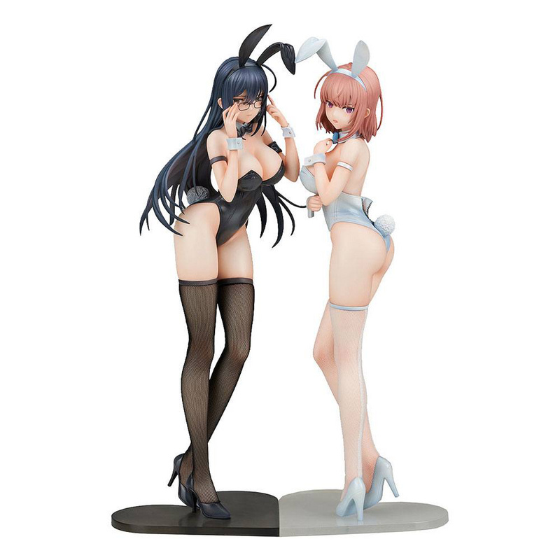  Black Bunny Aoi & White Bunny Natsume - Ikomochi Original Character - Statuen 1/6 - Ensoutoys