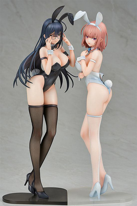  Black Bunny Aoi & White Bunny Natsume - Ikomochi Original Character - Statuen 1/6 - Ensoutoys