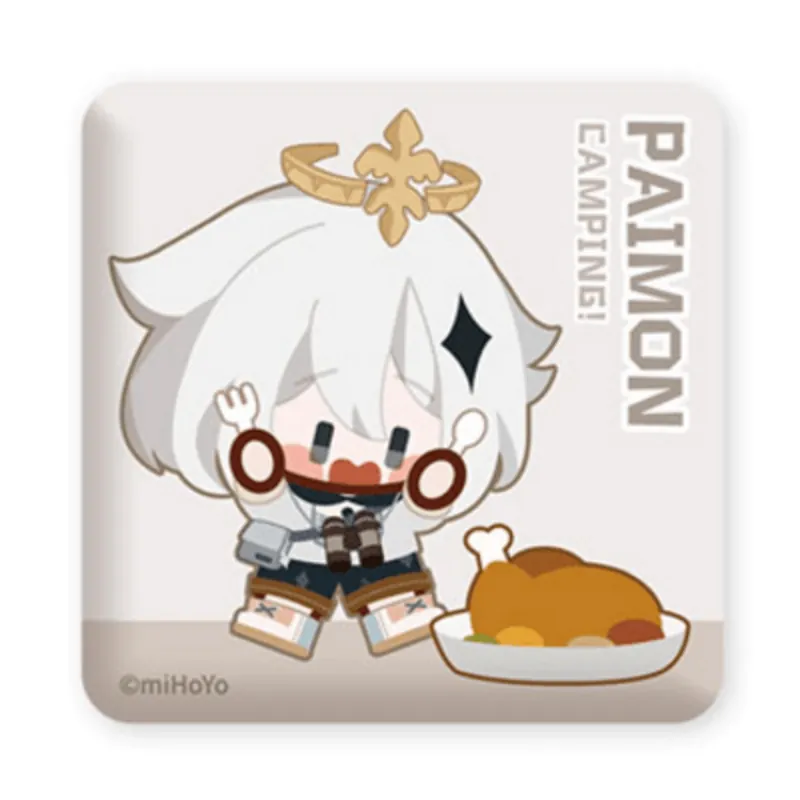 Paimon - Genshin Impact Relaxing Camp Series - Button - miHoYo