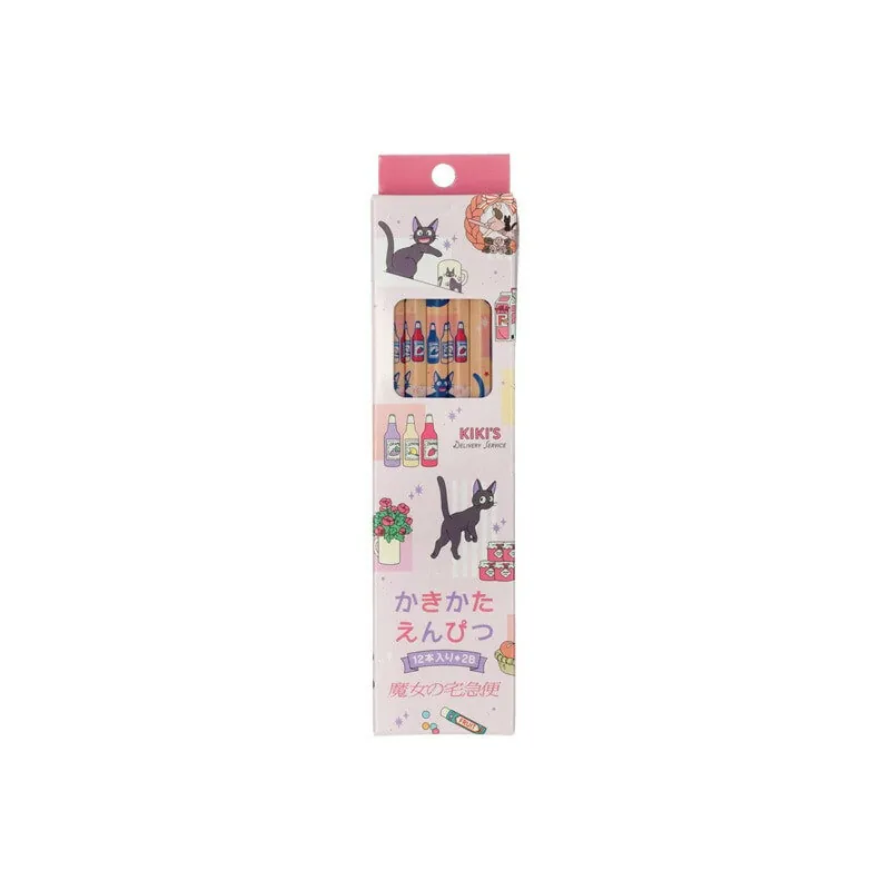 Jiji & Kiki Shopping - Kiki`s kleiner Lieferservice - Studio Ghibli - 12 er Stifte Set (2B) - Movic