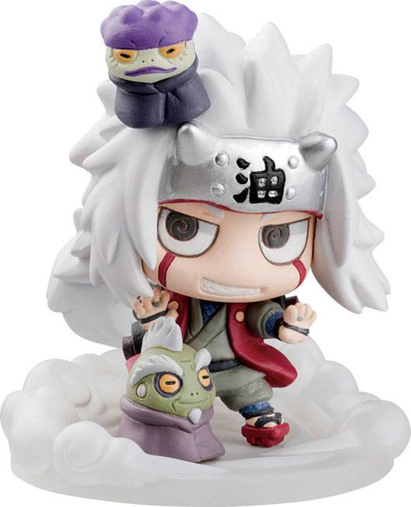 Jiraiya mit Shima und Fukasaku - Beschwörungsjutsu / Kuchiyose no Jutsu - Set 2 - Naruto Petit Chara Land