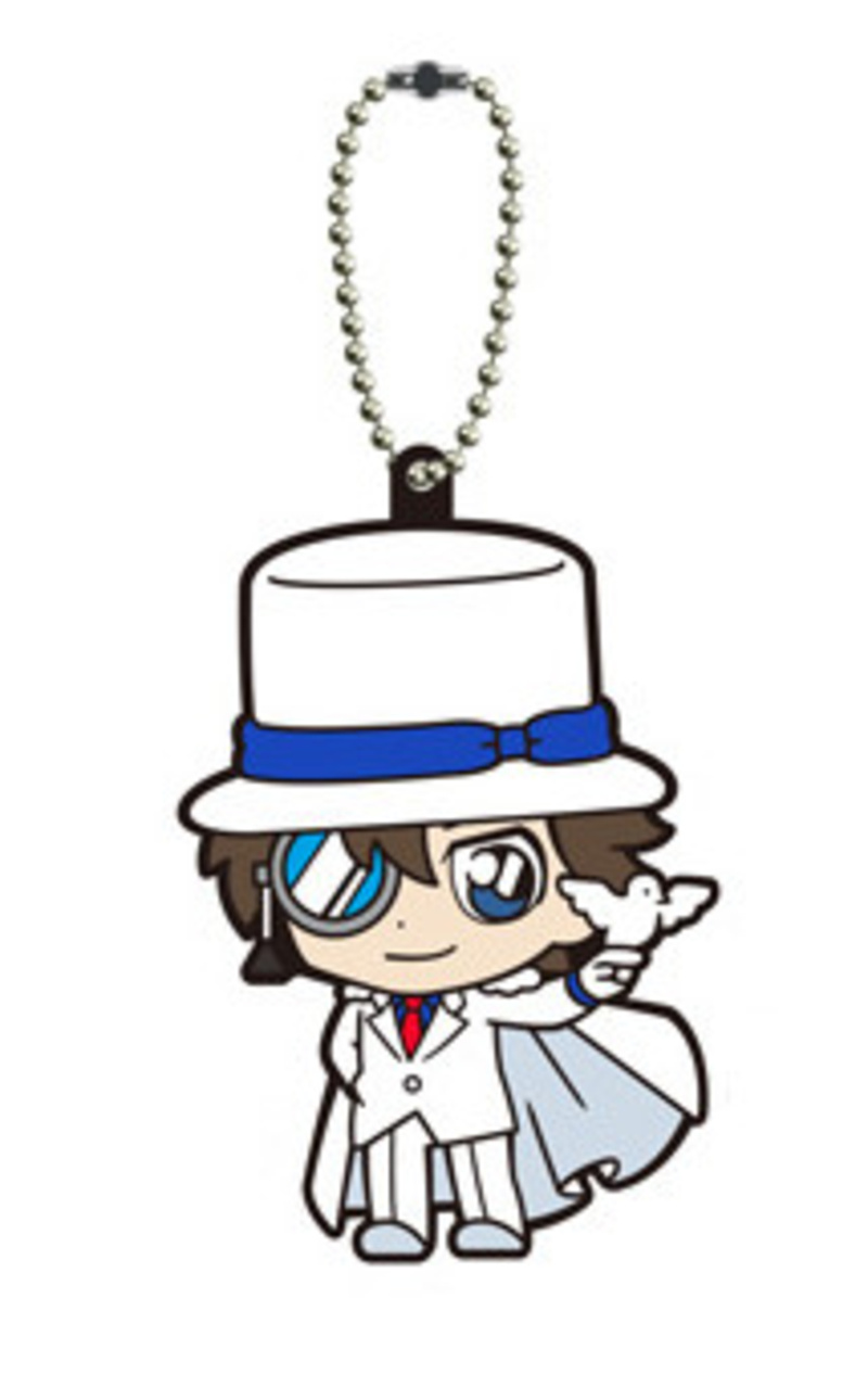 Kaito Kid - Detektiv Conan Rubber Keychain