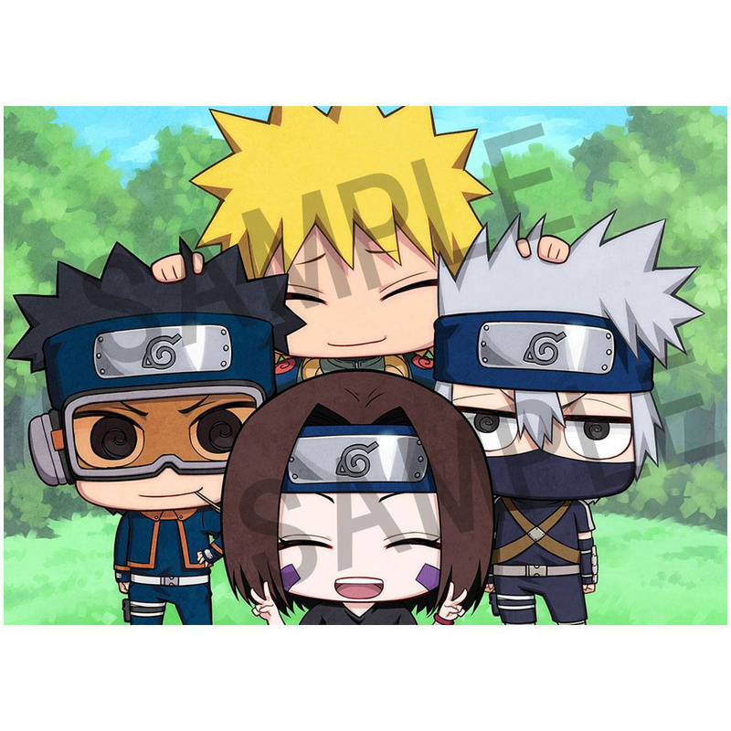 Kakashi Hatake und Obito Uchiha - Naruto Ninkai Taisen Set Chimi Mega Buddy Doppelpack - Megahouse