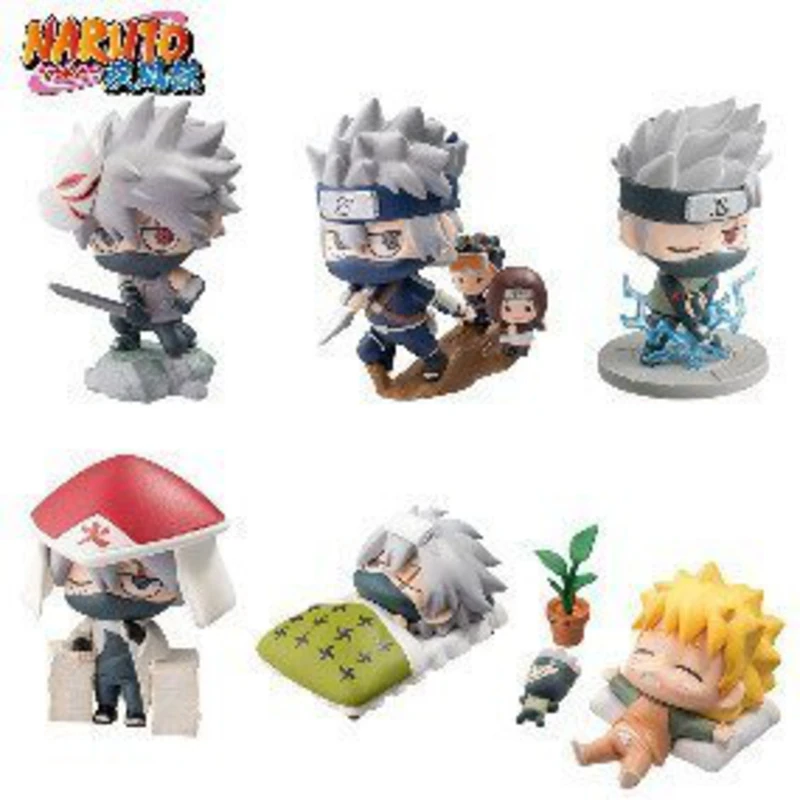 Kakashi mit Obito und Rin- Naruto Shippuden Petit Chara Land Kakashi Special Set 