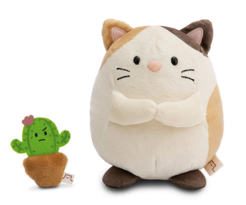 Katze Angy - mymochi - Plüsch (mit Kaktus) (16cm) 