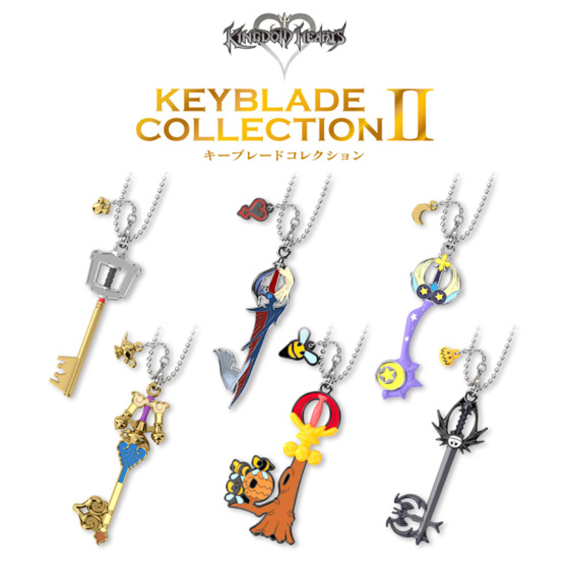 Keyblade Collection 2 - Kingdom Hearts - Anhänger 6er Set - Square Enix