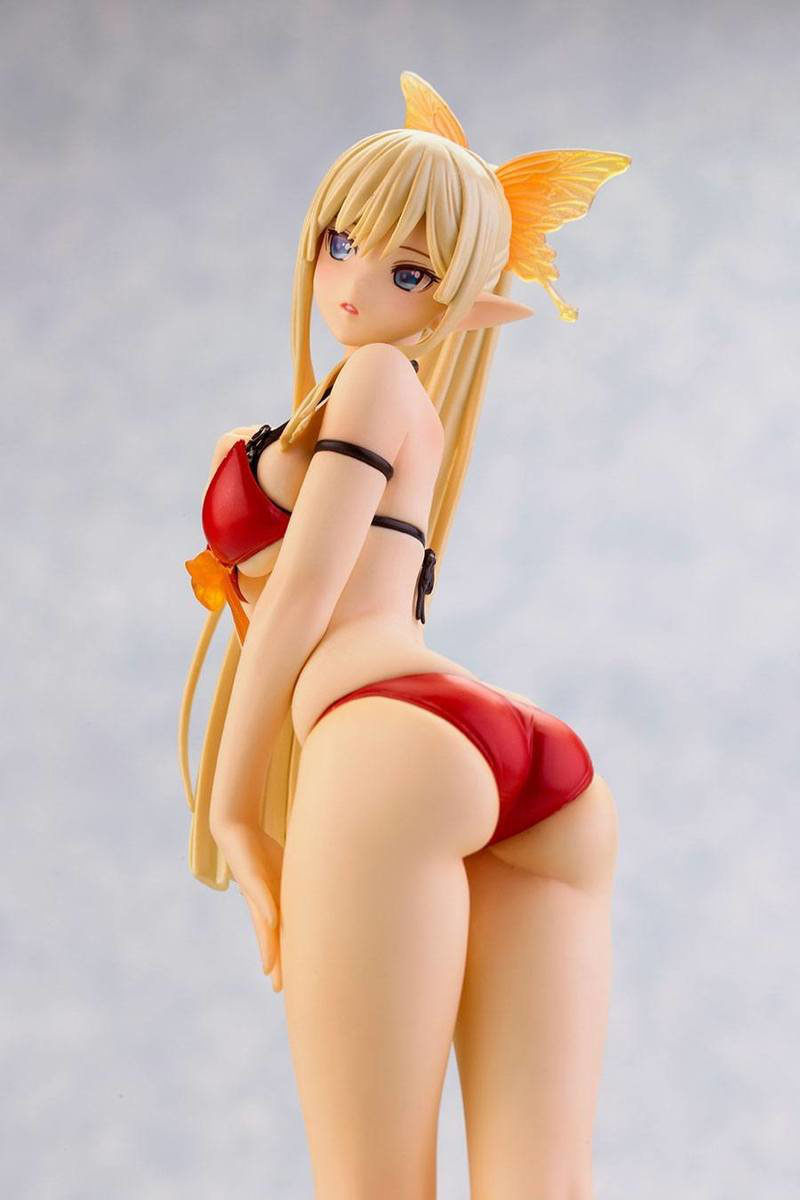 Kirika Towa Alma - Crimson Swimsuit -  Shining Beach Heroines