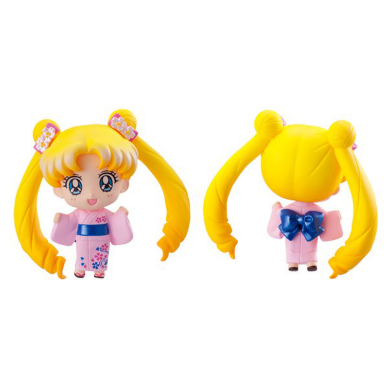 Komplettset - Sailor Moon Petit Chara Land - Yukata Special, Let's Go to the Festival (6 Figuren)