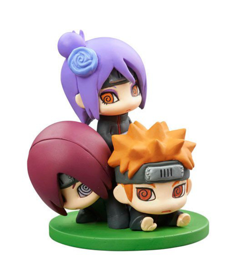 Konan, Nagato und Yahiko (Pain) - Petit Chara Land Naruto und Akatsuki Part 2