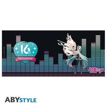 "Happy 16th Birthday Mi" - Hatsune Miku - 320 ml Tasse - AbyStyle