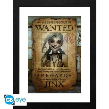 League of Legends - gerahmtes Poster - "Jinx Wanted" - AbyStyle