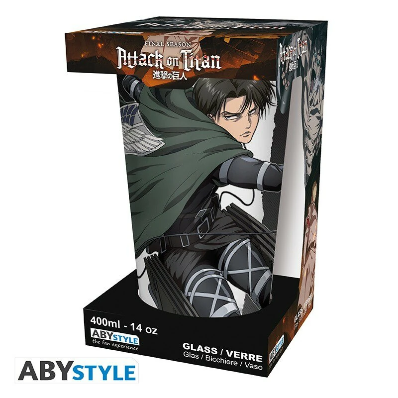 Levi Ackerman - Attack on Titan - großes Glas - AbyStyle 