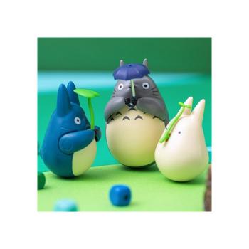 Mittlerer Totoro mit Blatt - Mein Nachbar Totoro - Figur mit rundem Boden - Semic [B-Ware]