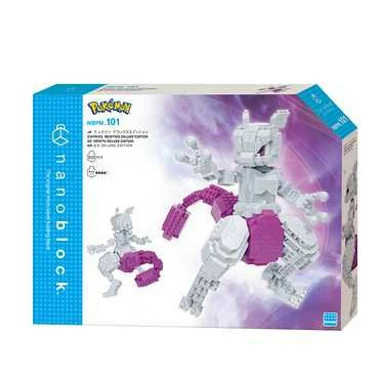 Mewtu - Pokémon // Deluxe NANOBLOCK - NBPM_101