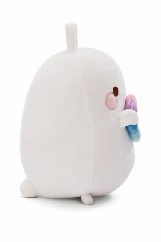 Molang mit Regenbogenblume - 48 cm Plüsch